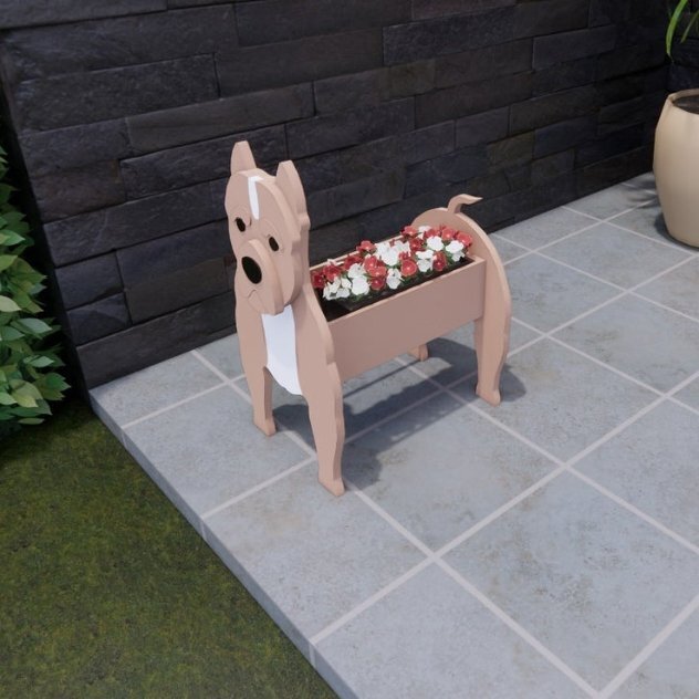 Pitbull Planter