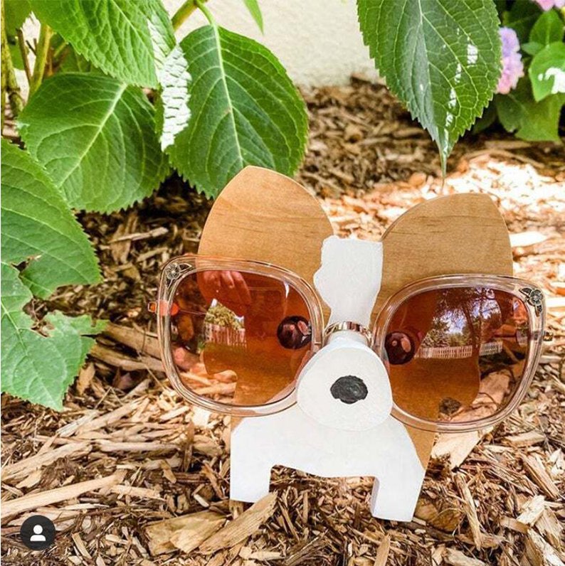 Robin-Handmade Papillon Glasses Stand Art Gift