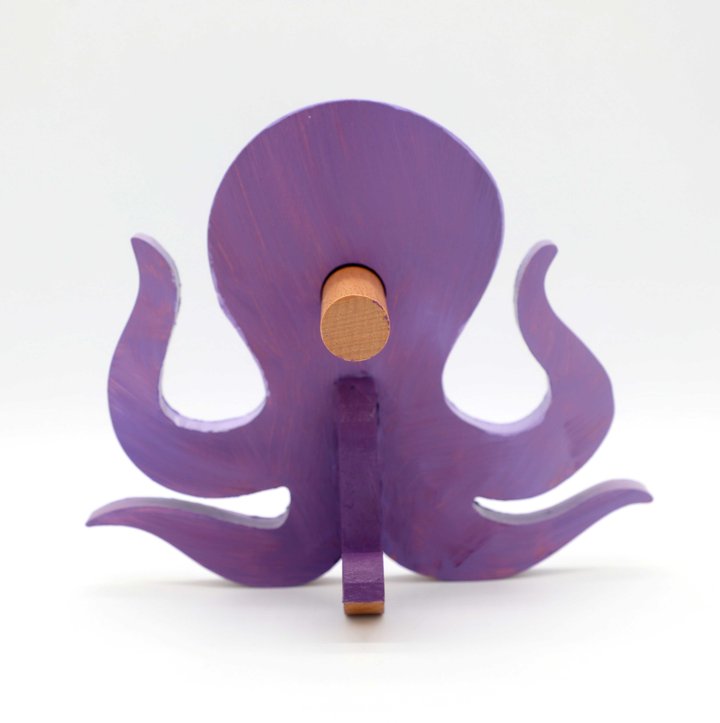 Octopus Wooden Glasses Stand