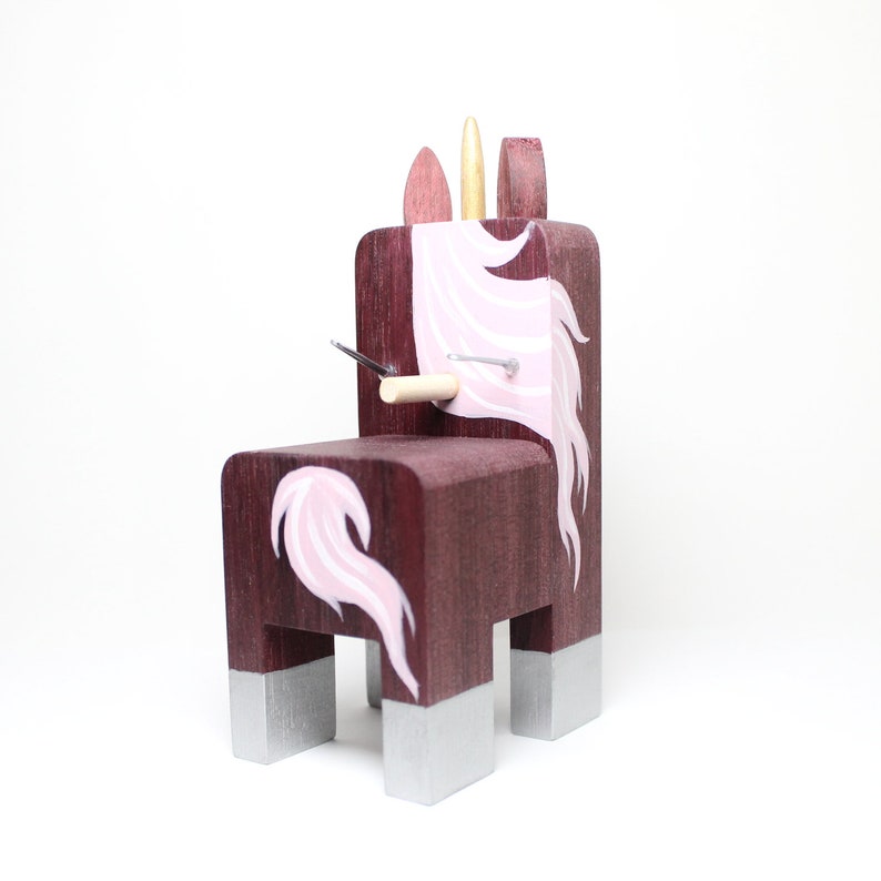 Rod Unicorn Wearing Eyeglasses Stand.