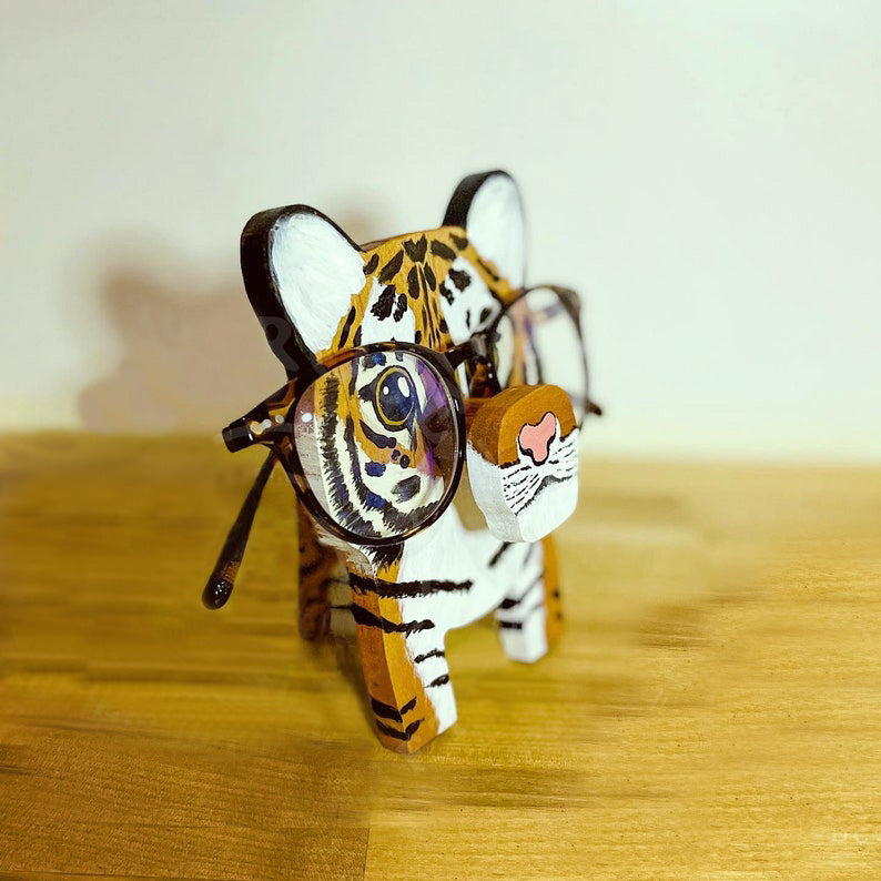 Big Tiger Eyeglass Stand.