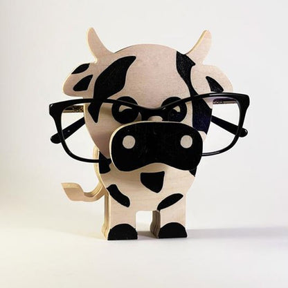 Miles-Handmade Cow Eyeglasses Stand