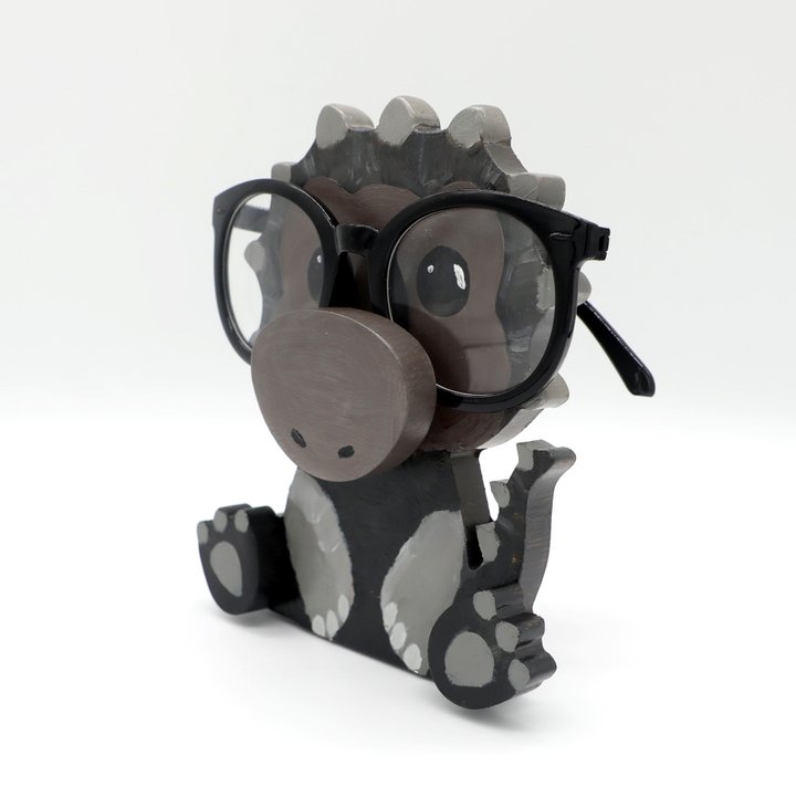 Dinosaur Wooden Glasses Stand