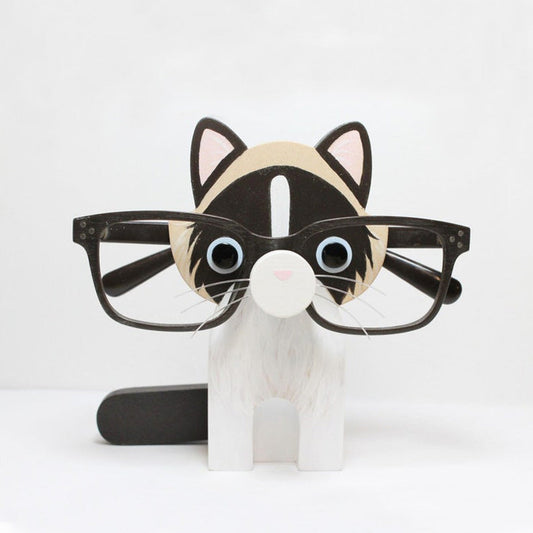 Ragdoll Cat Eyeglass Stand.