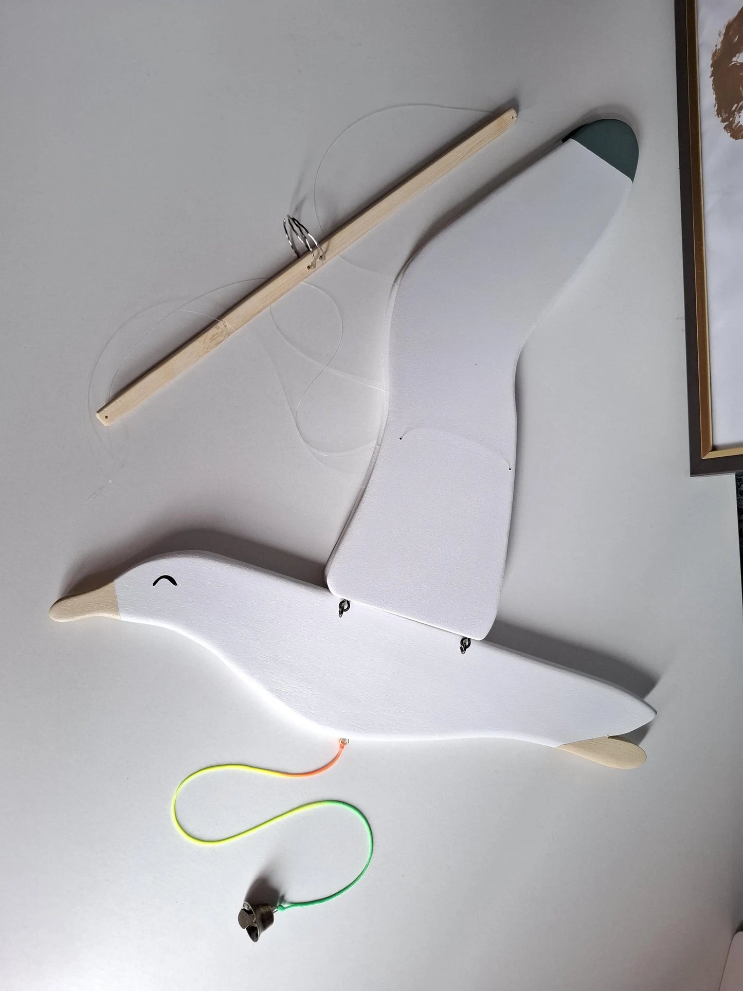 Flying Handmade Solid Wood Free Seagull Decoration