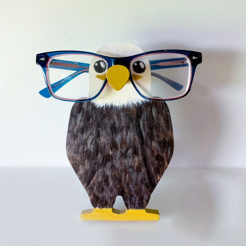 Bald Eagle Glasses Stand