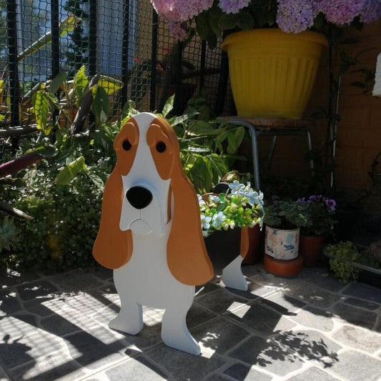 Basset Hound Planter