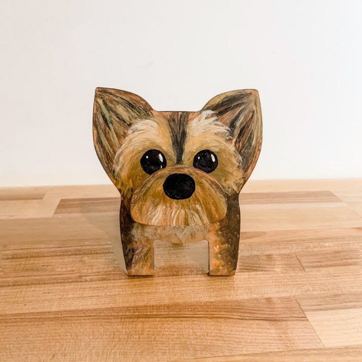 Yorkie Glasses Stand