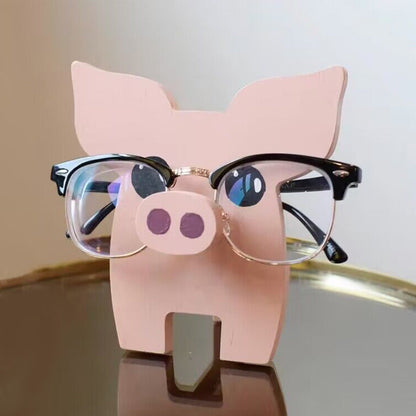 Harry-Handmade Pig Glasses Stand Art Gift