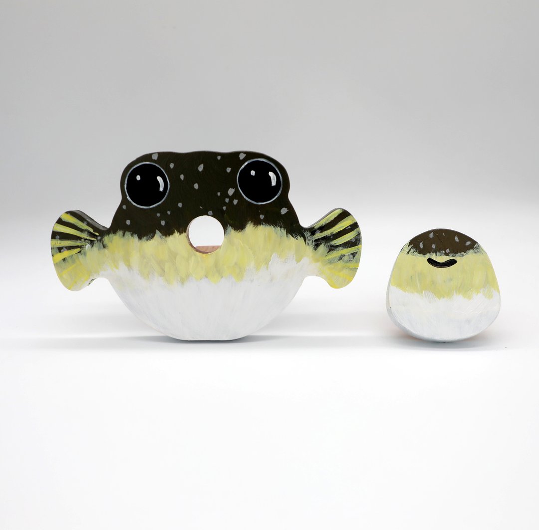 Puffer Animal Glasses Holder