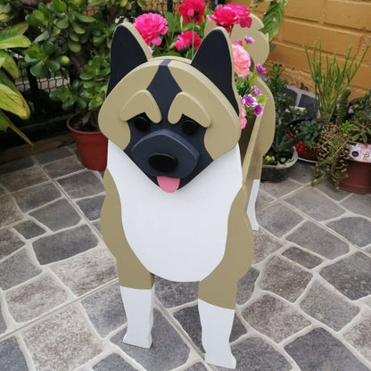 American Akita Planter