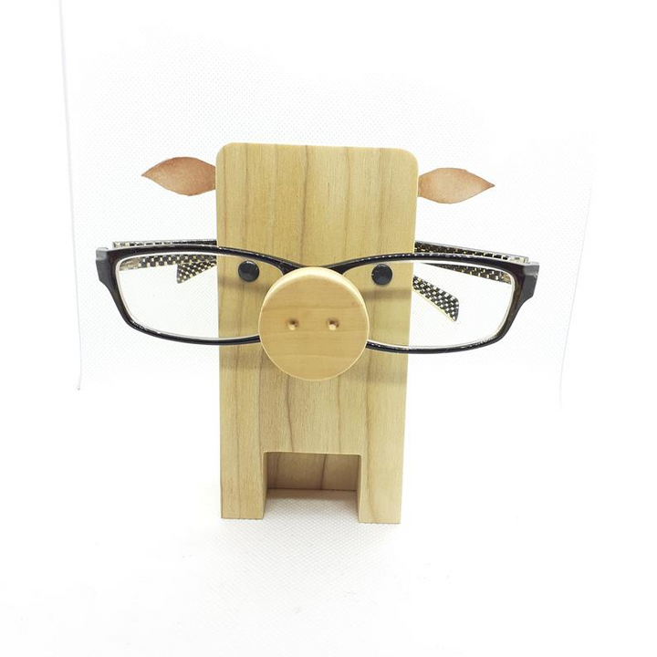 Greg-Handmade Pig Eyeglasses Stand