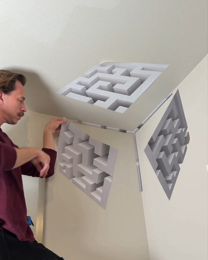 3D Visual Dynamic Geometric Stickers