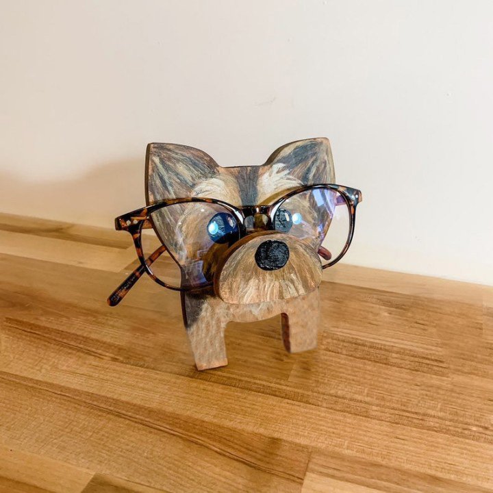 Yorkie Glasses Stand