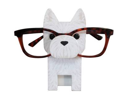 Handmade West Highland White Terrier Dog Eyeglass Stand