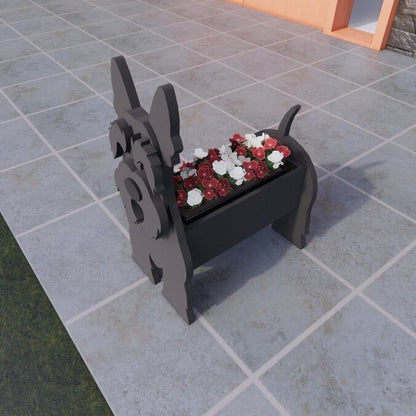Scottish Terrier Planter