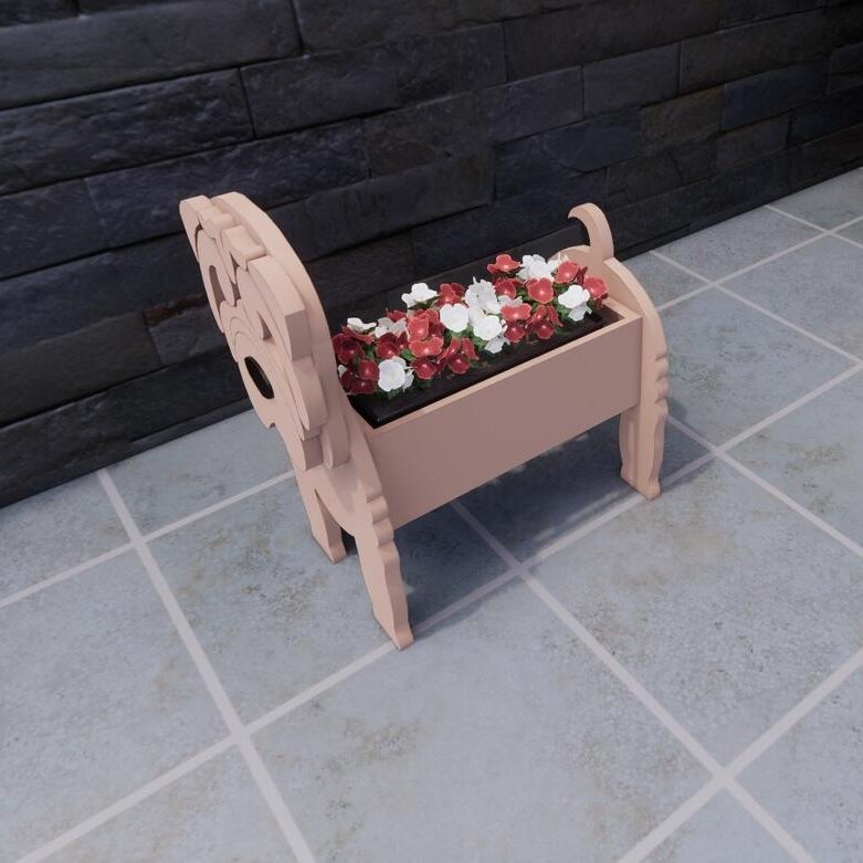 Shar Pei planter