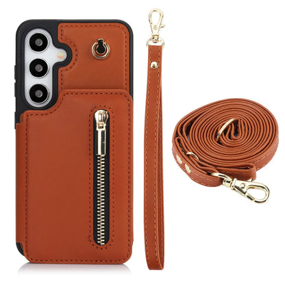 Stylish Genuine Leather Wallet-Style Samsung Phone Case