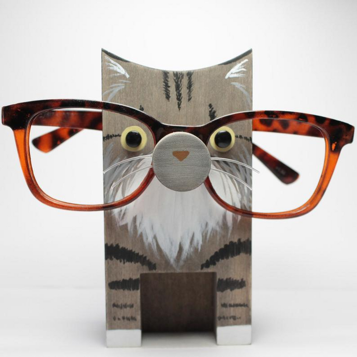 Kim-Handmade Cat Eyeglass Stand
