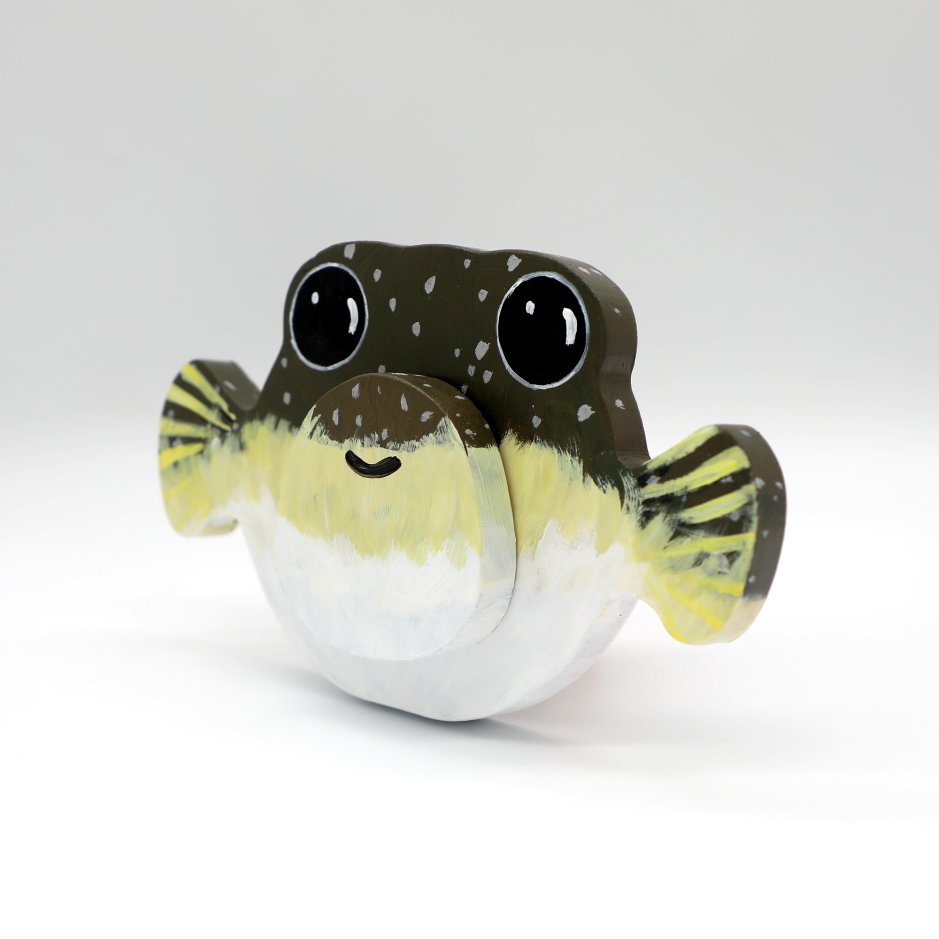 Puffer Animal Glasses Holder