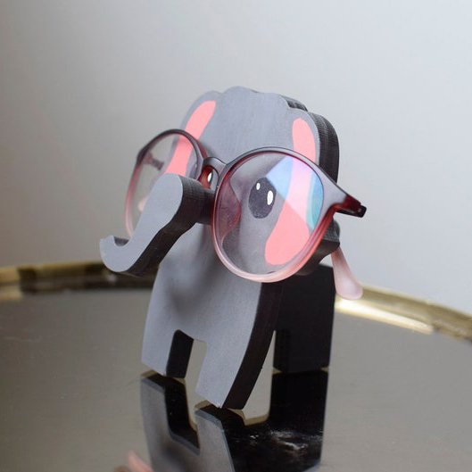 Elephant Glasses Stand, Gift For Mother