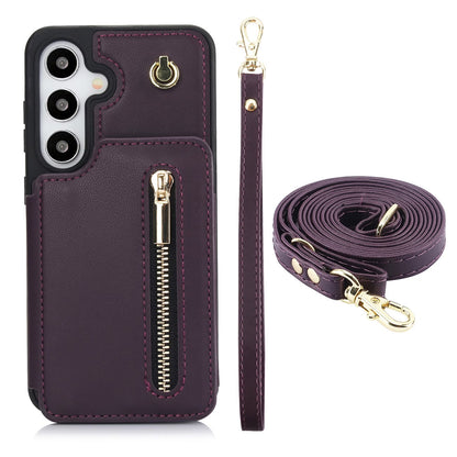 Stylish Genuine Leather Wallet-Style Samsung Phone Case