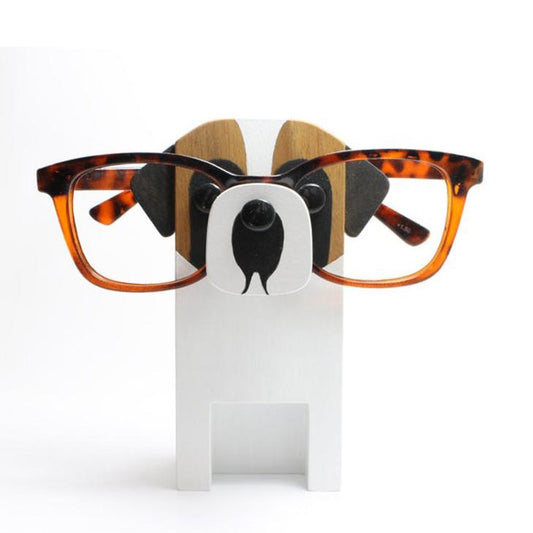 Saint Bernard Dog Eyeglass Stand.