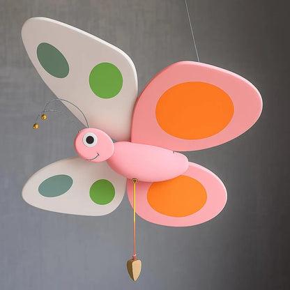 Flying Handmade Solid Wood Butterfly Decoration