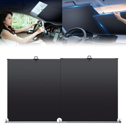 Thickened Efficient Automatic Retractable Car Sunshade