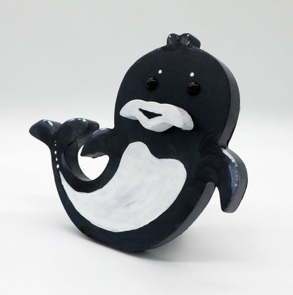 Dolphin Wooden Glasses Stand
