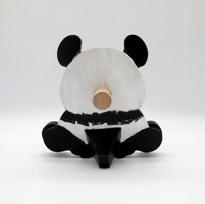 Panda Wooden Glasses Stand