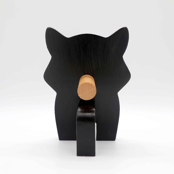 Wolf Wooden Glasses Stand