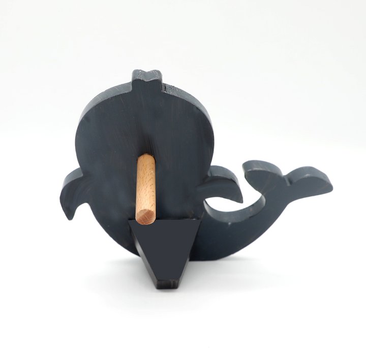 Dolphin Wooden Glasses Stand