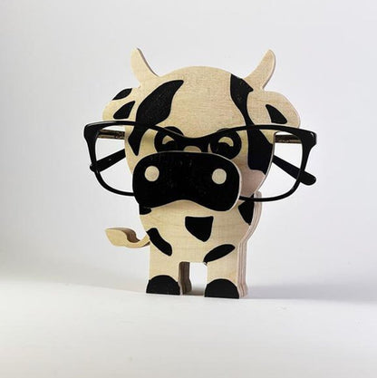 Miles-Handmade Cow Eyeglasses Stand
