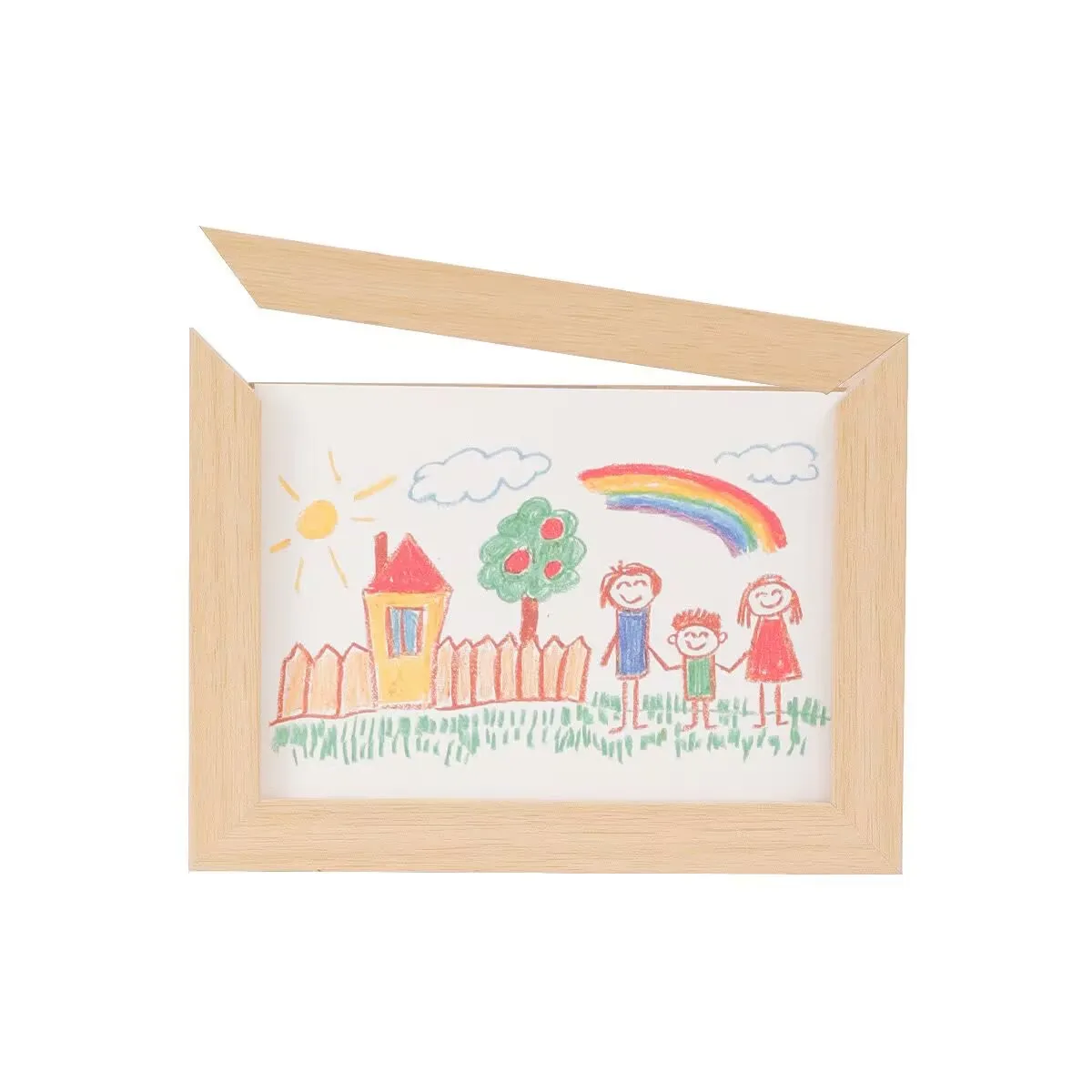 Wooden Rotating Storage Photo Frame/Picture Frame