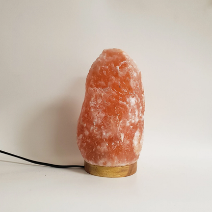 Natural salt crystal lamp