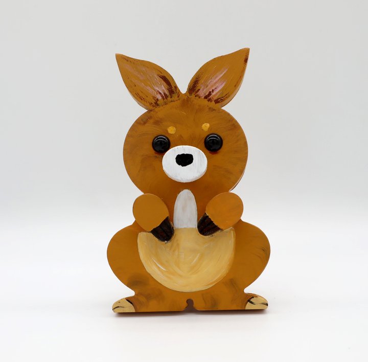 Kangaroo Wooden Glasses Stand
