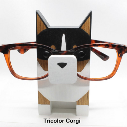 Arnold-Handmade Corgi Dog Eyeglasses Stand