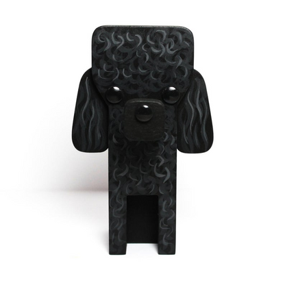 Handmade Poodle Eyeglasses Stand