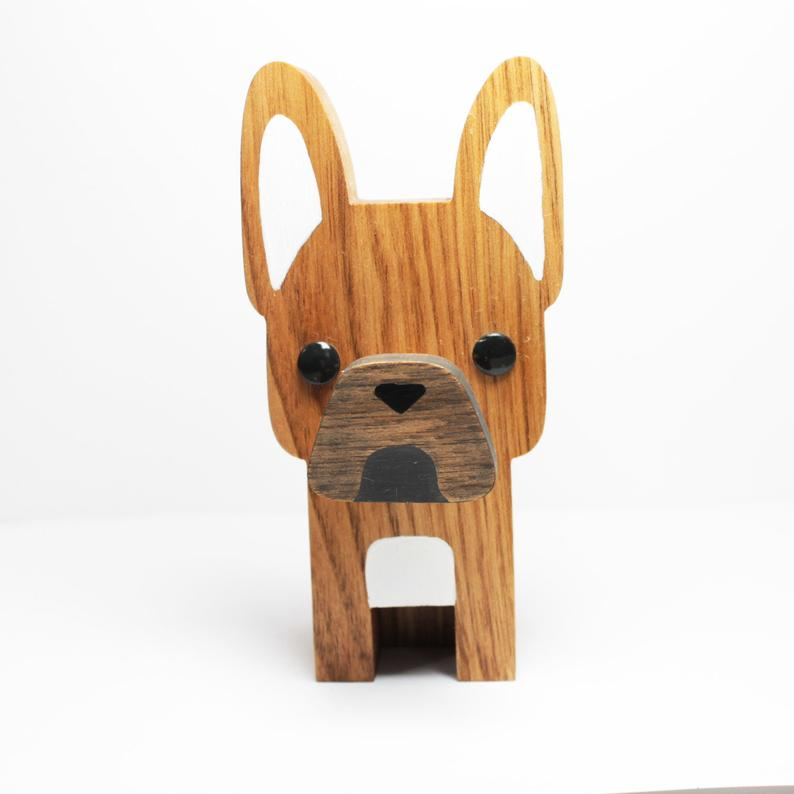 Aubrey-Handmade French Bulldog Eyeglasses Display