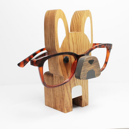 Aubrey-Handmade French Bulldog Eyeglasses Display