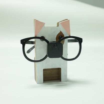 Bull Terrier Dog Eyeglasses Stand
