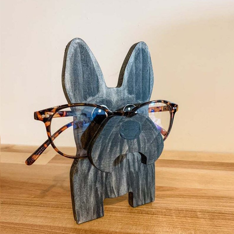 Danny-Handmade Schnauzer Glasses Stand Art Gift