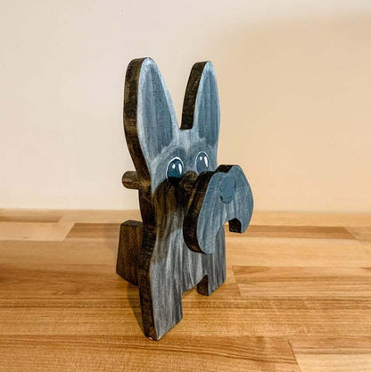 Danny-Handmade Schnauzer Glasses Stand Art Gift