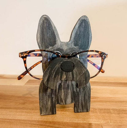 Danny-Handmade Schnauzer Glasses Stand Art Gift