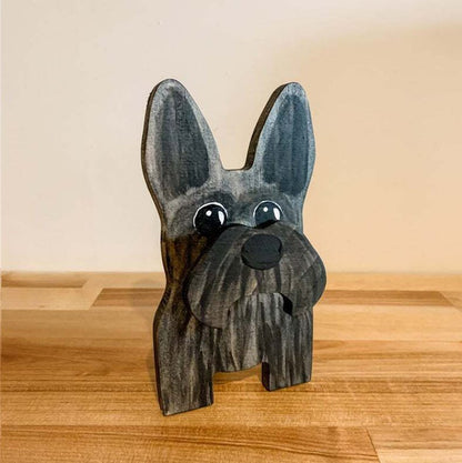 Danny-Handmade Schnauzer Glasses Stand Art Gift
