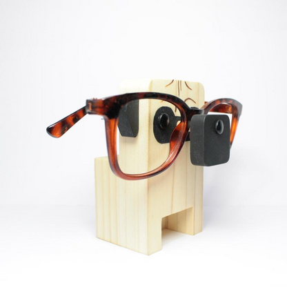 Derek-Handmade Pug Dog Eyeglass Stand