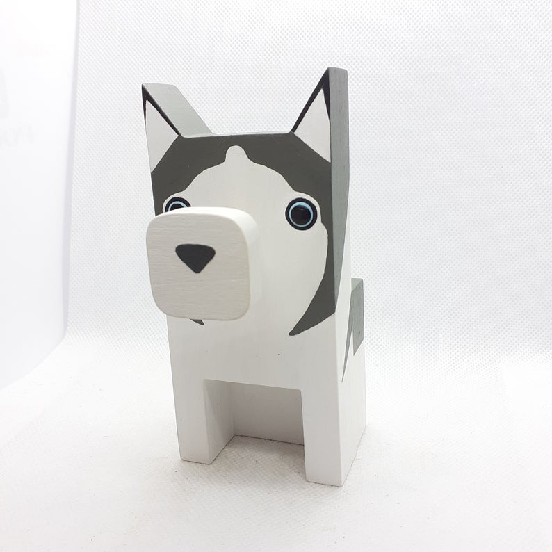 Dick-Handmade Husky Eyeglasses Stand