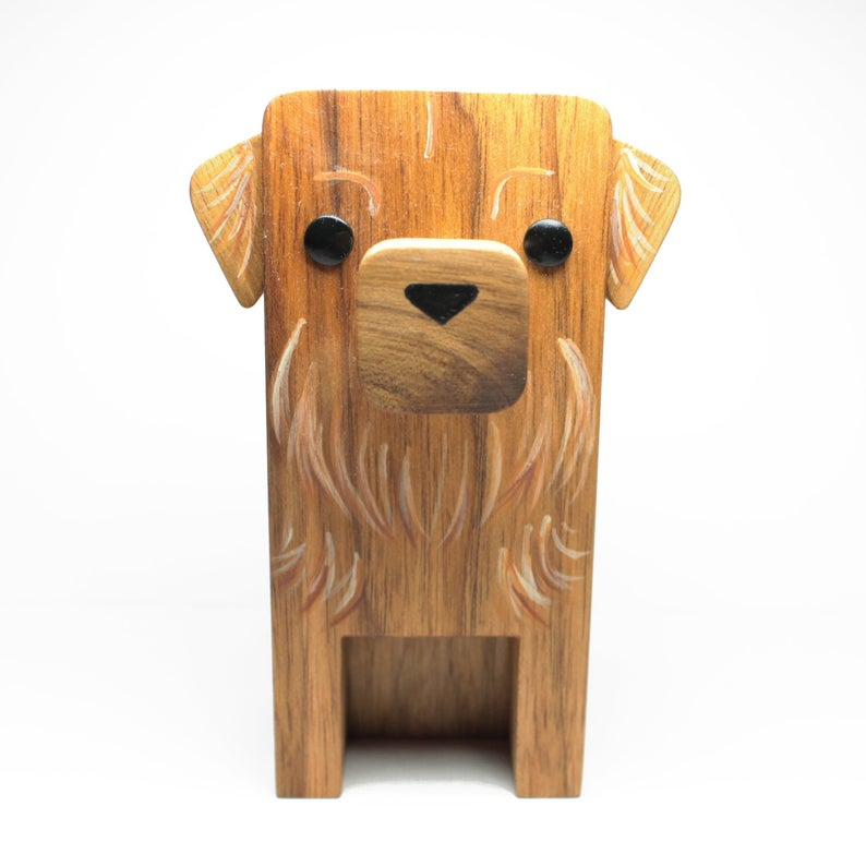 Douglas-Handmade Golden Retriever Dog Eyeglasses Stand