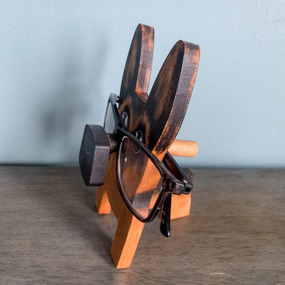 German Shepherd Glasses Stand